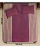 Saral Home Balanced Handmade Bedsheet/bedcover With 2 Pillow Covers Maroon