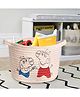 Peppa Round Basket set of 2pc - Cotton Rope Baskets. Woven Baby Shower Basket Bedroom Storage Bakset for Children Corner Plant Basket Indoor, 12x20 cm & 20x20 cm.