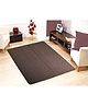 Saral Home Cotton Damask Design Jacquard Yarn Anti-Skid Carpet -120x180 Cms, Brown