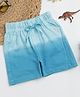 Milou Cotton Ombre Bio Washed Shorts - Blue