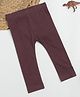 Milou Cotton Solid Bio Washed Pajama - Burgandy