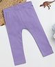 Milou Cotton Solid Bio Washed Pajama - Violet