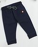 Milou Cotton Solid Bio Washed Pajama - Navy Blue