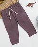 Milou Cotton Solid Bio Washed Pajama - Brown