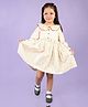 Nature Nook Kids Cotton Full Sleeves Floral Printed Dress - Multi Colour