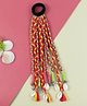 Asthetika Boho Style Braided Hair Tie - Red