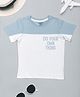 Be Awara Cotton Half Sleeves Do Your Own Thing Text Printed Tee - White