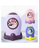 SCHOOLISH  Rocket Cartoon Style custom Plastic Coin Bank keep money empty piggy bank saving metal tin money box- PACK OF 1 - COLOR MAY VARY