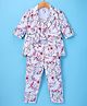Enfance Full Sleeves Floral Printed Jacket With Crop Top & Coordinating Pant Set - Multi Colour