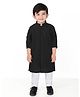 BAD BOYS Full Sleeves Sequin Embellished Kurta With Pyjama Set - Black