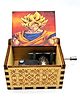 Awestuffs Dragon BallZ Goku Music Gift Box Laser Engraved Music Box Hand Crank Music Box Vintage Music Box Birthday Gift