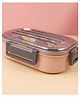 ARCADE TOYS Stainless Steel Insulated 2 Compartment Tako Taco Lunch Box - Pink