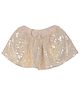 MINI KLUB Knee Length Sequins Embellished Skirt - Golden