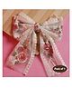 Puchku Embroidered Bow Hair Clip - Cream