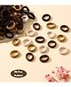 Puchku Set Of 90 Hair Rubber Bands - Brown