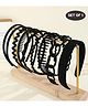 Puchku Plastic Set Of 9 Matte Hairbands Combo - Black