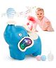 Toysire Musical Elephant Toy for Kids with Universal Wheel Bump n Go Blowing Ball Function Flashing Light & Sound Toy