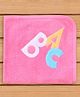 Child World 100% Cotton Terry Knit Towel & Wrappers With Text Embroidery L 85 x 55 - Pink