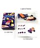 Ji and Ja DIY Puzzle Pencil Sharpeners 1 Pieces Stationery Puzzle in Bricks Characters Blocks Assemble DIY for Kids Boys and Girls Return Gift for Birthday - Multicolor