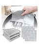 COZY VIBES 10PCS Non Scratch Dish wash Cloths for Kitchen | Double Layer Scrubber Dish Cloth for Utensils | Reusable Mesh Wire Cloth for Kitchen | Metal Wire Cleaning Cloth - Pack of 1 - Color May Vary