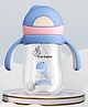 R for Rabbit Tritan Dino 320ml Baby Straw Sipper for Kids | Twin Handle Non Toxic BPA Free Soft Silicone Straw Sippy Bottle | Leak Proof Drinking Sippy Cup for 9+ Months Babies (Pink Blue)