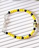 Bobbles & Scallops Halloween Theme Skull & Beads Embellished Bracelet - Yellow
