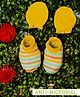COCOON ORGANICS Cotton Anti Microbial Striped Mitten & Booties Set - Multi Colour