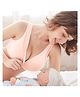 Bembika Wirefree Cotton Front Button Closure Maternity Nursing Bra - Pink