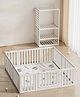 House of Quirk 2-in-1 Multifunction Baby Playpen - Foldable & Sturdy Safety Play Yard for Babies and Toddlers with Balls & Playmat Baby Gate and Activity Wall 180 * 200cm