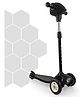 Dash Speedy Kick Scooter With LED Lights Music and Adjustable Height - Black
