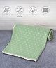 Mi Arcus Premium Knitted Printed Ultra-Soft Pre Winter Blanket for 0-24 Months, 70x90 cm - Green