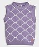 Mi Arcus Sleeveless Criss Cross Designed Sweater - Lavender