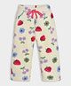 Mi Arcus Strawberry Print Sherpa Pajama - Multicolor