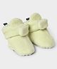 Mi Arcus Antipill Velcro Closure Solid Booties - Green