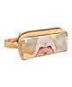 Bunie Cartoon Theme Transparent Pouch with Handle Pack of 1 Random Design - Multicolor