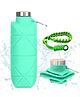 Bunie Stylish Collapsible Silicone Sipper Bottle with Wrist Strap  Pack of 1 Green