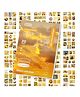 Bunie Paper Decorative Stickers Book Set - 20 Sheets/240+Pcs Yellow