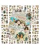 Bunie Retro Decorative Stickers Book Set - 300+Pcs Stickers Multicolor