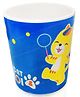 Bunie Cartoon Theme Bamboo Fiber Milk Mug for Kids  Pack of 1 Blue
