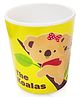 Bunie Cartoon Theme Bamboo Fiber Milk Mug for Kids  Pack of 1 Yellow