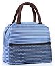 Bunie Multipurpose Insulated Travel Lunch Bag with Mesh Pocket for Men & Women  Blue