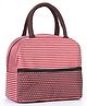 Bunie Multipurpose Insulated Travel Lunch Bag with Mesh Pocket for Men & Women  Red