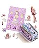 Bunie Cartoon Theme Decorative Stickers Book - 400 Pcs Stickers Purple