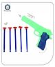 Aditi Toys Kids Toy Gun Set with 5 Vacuum Stick Darts - Safe & Durable Toy for Hand-Eye Coordination and Intellectual Development (Green)