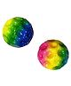 Bunie Rainbow Theme Bouncy Balls for Kids Pack of 2  - Random Color