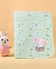 Simply Sinker Towel & Wrapper with Elephant Embroidery L 80 x B 105 cm - Mint