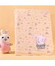 Simply Sinker Towel & Wrapper with Elephant Embroidery L 80 x B 105 cm - Peach