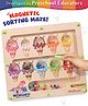 Intelliskills 3-in-1 Ice-Cream Magnetic Maze | Multicoloured | Cognitive Development & Interactive Toy for Kids | Ideal for Gifting | Sorting, Matching & Problem-Solving Skills | BIS Approved | Educator Recommended