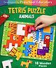 Intelliskills Wooden Tetris Puzzle - Jungle Animals for Kids | 18 Pieces |Brain Teaser Toy | Montessori Learning | Educational Jigsaw Puzzle | BIS Certified | Educator Recommended | Ideal for Gifting