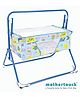 Mothertouch Wonder Cradle Cum Bassinet Teddy Print - Blue & Pink
